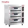 One deck one tray gas oven