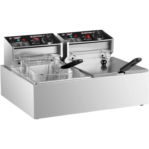 2V-Tank 2-Basket Electric Fryer HEF-132V